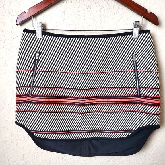 Rag & Bone Bess Striped Mini Skirt Size 10 - Picture 6 of 9